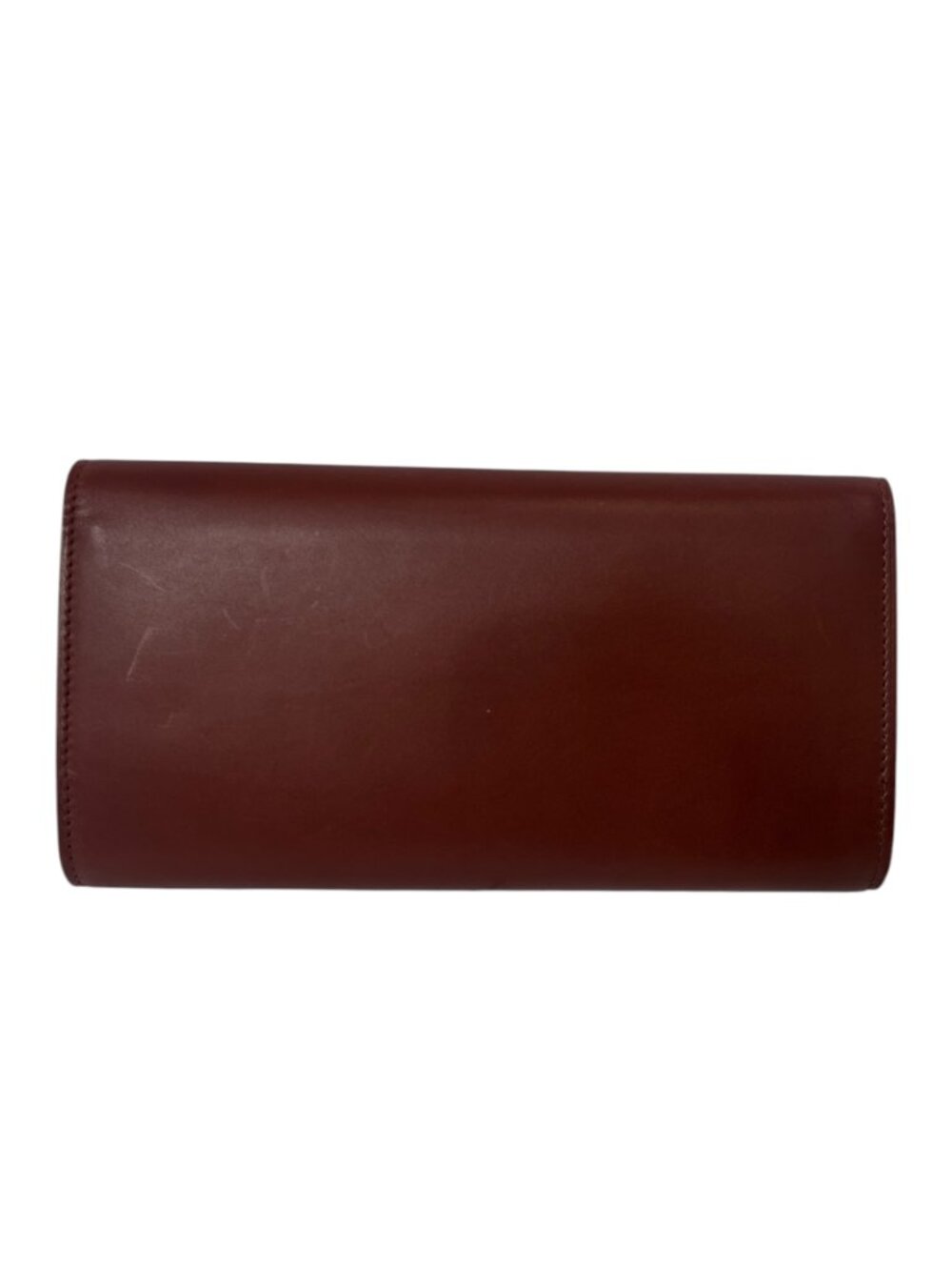 $1690 Gabriela Hearst Cognac Brown Leather Flap Phone Wallet - Picture 4 of 10